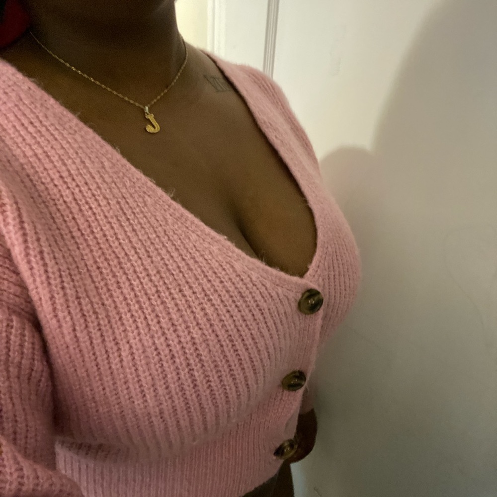 pink vintage sweater